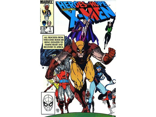 Comic Books Marvel Comics - Heroes For Hope Starring The X-Men (1985) 001 (Cond. VF-) - 8177 - Cardboard Memories Inc.