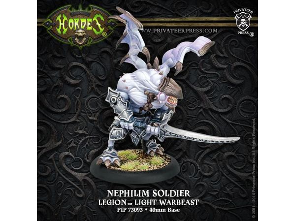 Collectible Miniature Games Privateer Press - Hordes - Legion of Everblight - Nephilim Soldier - PIP 73093 - Cardboard Memories Inc.