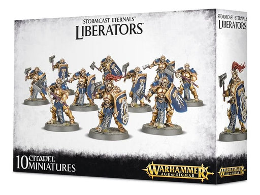 Collectible Miniature Games Games Workshop - Warhammer: Age of Sigmar - Stormcast Eternals - Liberators - SCE-10 - Cardboard Memories Inc.