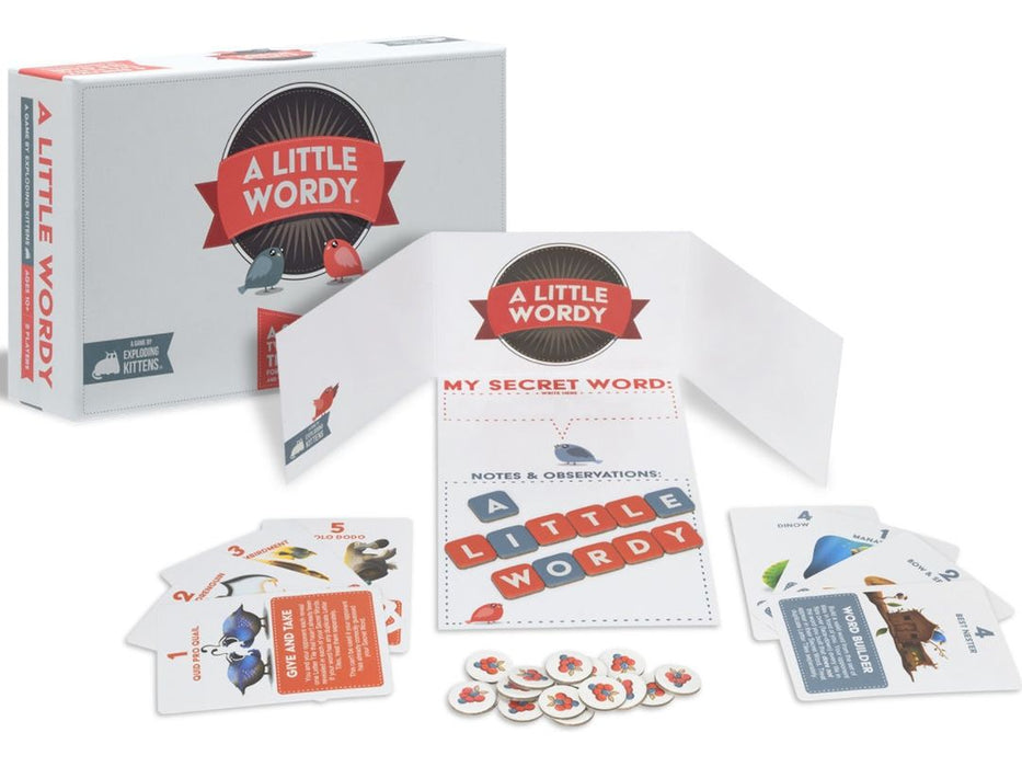 Card Games Exploding Kittens - A Little Wordy - Cardboard Memories Inc.