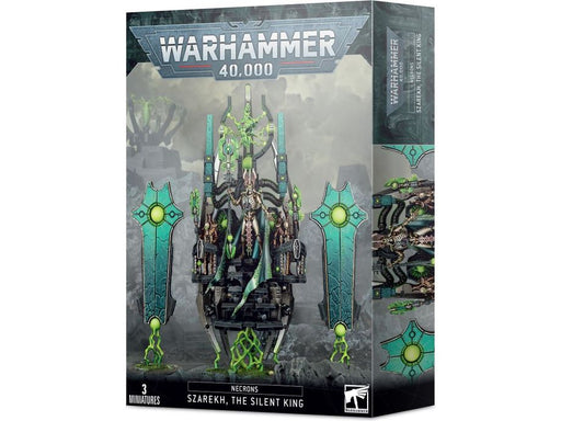 Collectible Miniature Games Games Workshop - Warhammer 40K - Necrons - Szarekh, The Silent King - 49-26 - Cardboard Memories Inc.