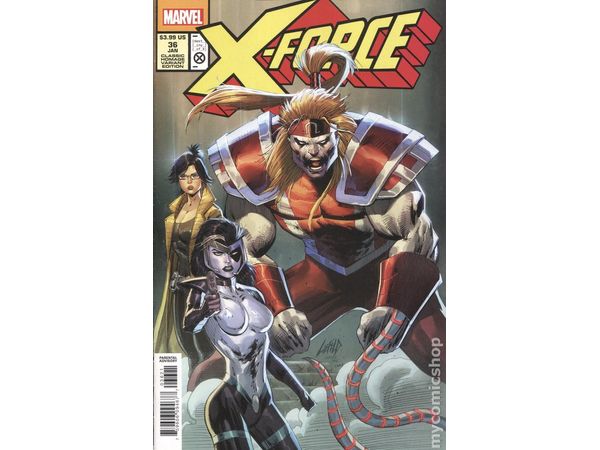 Comic Books Marvel Comics - X-Force (2020) 036 - CVR B Variant Edition (Cond. VF-) - 15973 - Cardboard Memories Inc.