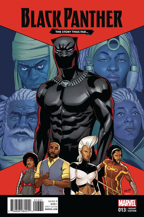 Comic Books Marvel Comics - Black Panther (2016 5th Series) 013 - The Story Thus Far Variant Edition (Cond. FN) - 1478 - Cardboard Memories Inc.