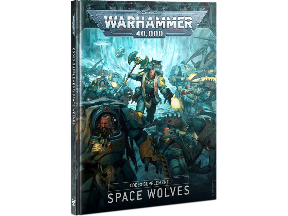 Collectible Miniature Games Games Workshop - Warhammer 40K - Space Wolves - Codex Supplement - 53-01 - Cardboard Memories Inc.