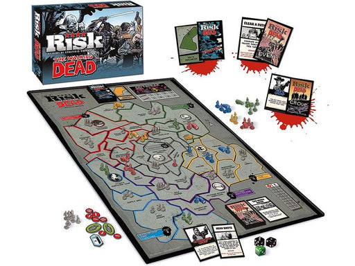 Board Games Usaopoly - Risk - The Walking Dead - Survival Edition - Cardboard Memories Inc.