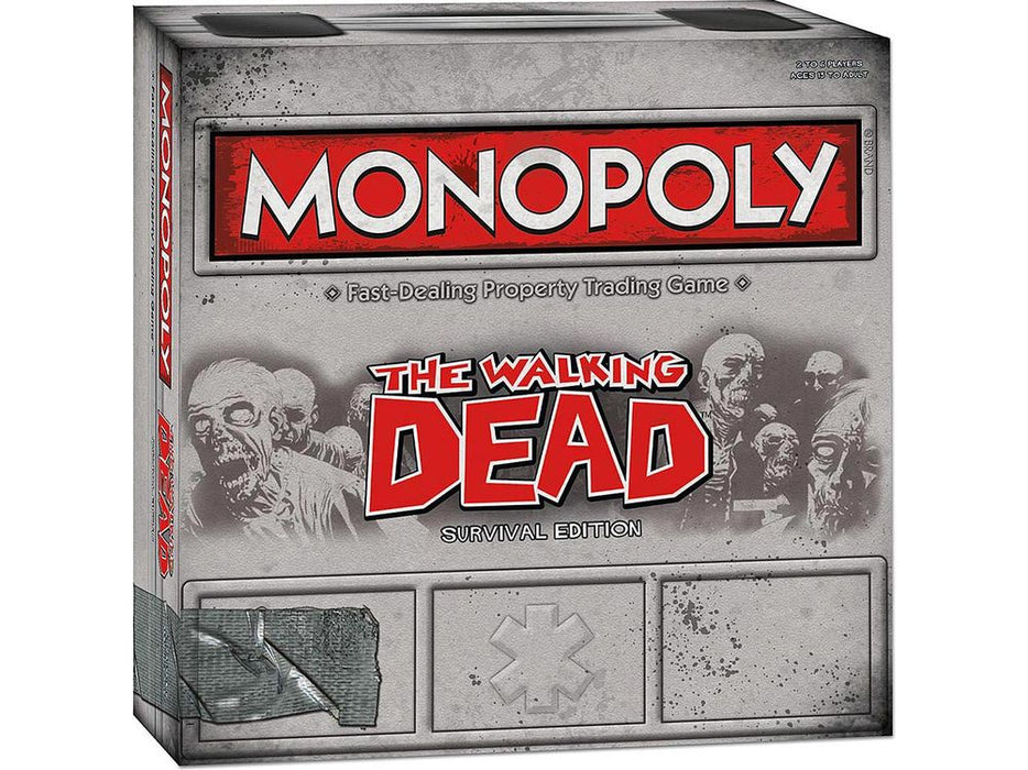 Board Games Usaopoly - Monopoly - Walking Dead Survival Edition - Cardboard Memories Inc.