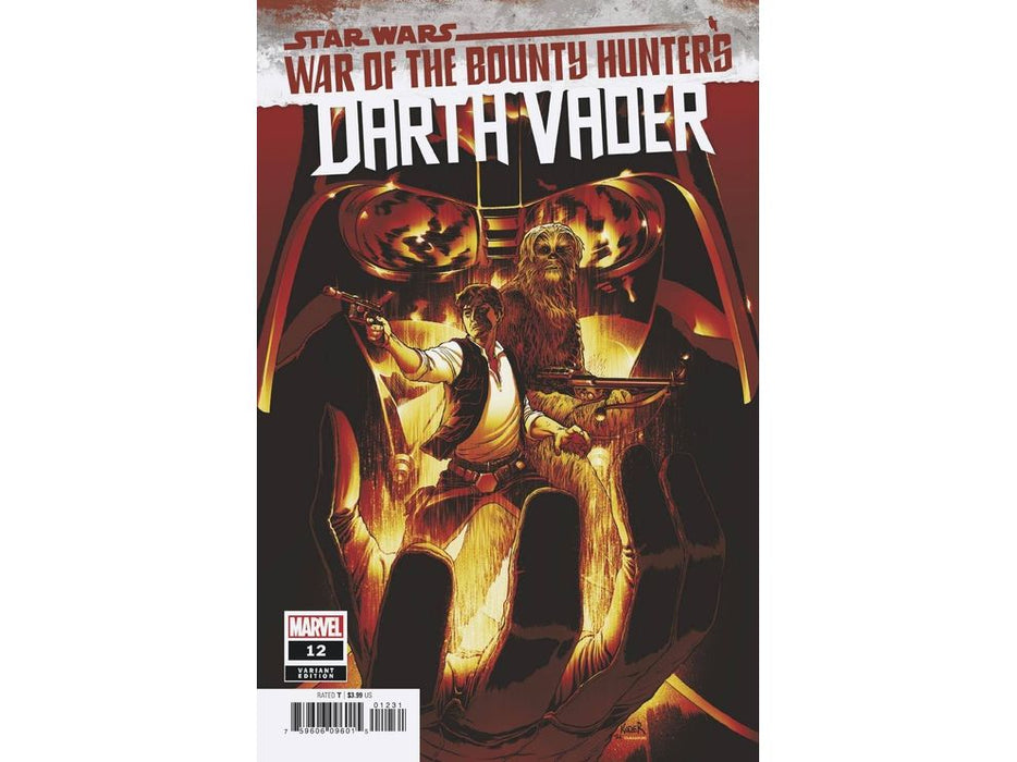 Comic Books Marvel Comics - Star Wars Darth Vader 012 - Kuder Crimson Variant Edition - Cardboard Memories Inc.