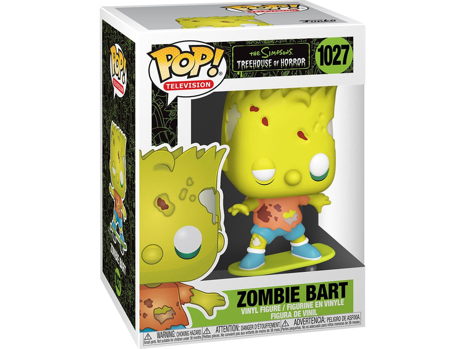 Action Figures and Toys POP! - Television - Simpsons - Treehouse of Horror - Zombie Bart - Cardboard Memories Inc.