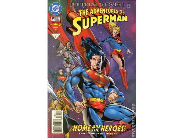 Comic Books DC Comics - Adventures of Superman (1987) 531 (Cond. VF-) - 9296 - Cardboard Memories Inc.