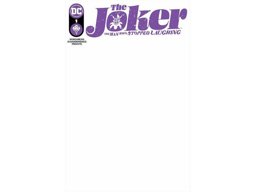 Comic Books DC Comics - Joker Man Who Stopped Laughing 001 - Blank Variant Edition - 14785 - Cardboard Memories Inc.