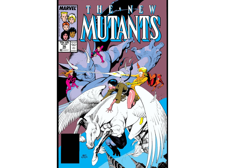 Comic Books Marvel Comics - New Mutants (1983 1st Series) 056 (Cond. VG+) - 0958 - Cardboard Memories Inc.