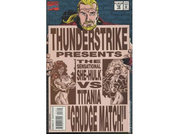 Comic Books Marvel Comics - Thunderstrike (1993-1995 1st Series) 016 (Cond. VF-) - 14003 - Cardboard Memories Inc.