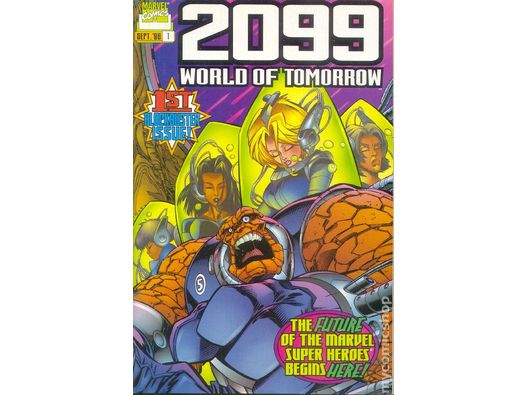 Comic Books Marvel Comics - 2099 World Of Tomorrow (1996) 001 (Cond. VF-) - 8140 - Cardboard Memories Inc.