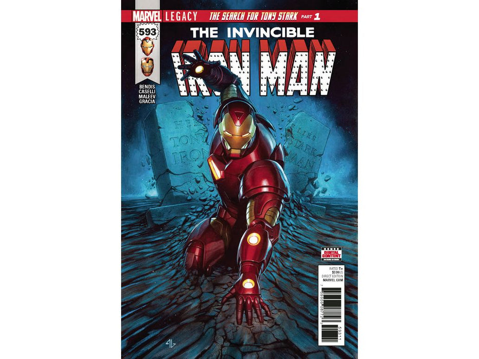 Comic Books Marvel Comics -  Invincible Iron Man 593 - 7781 - Cardboard Memories Inc.