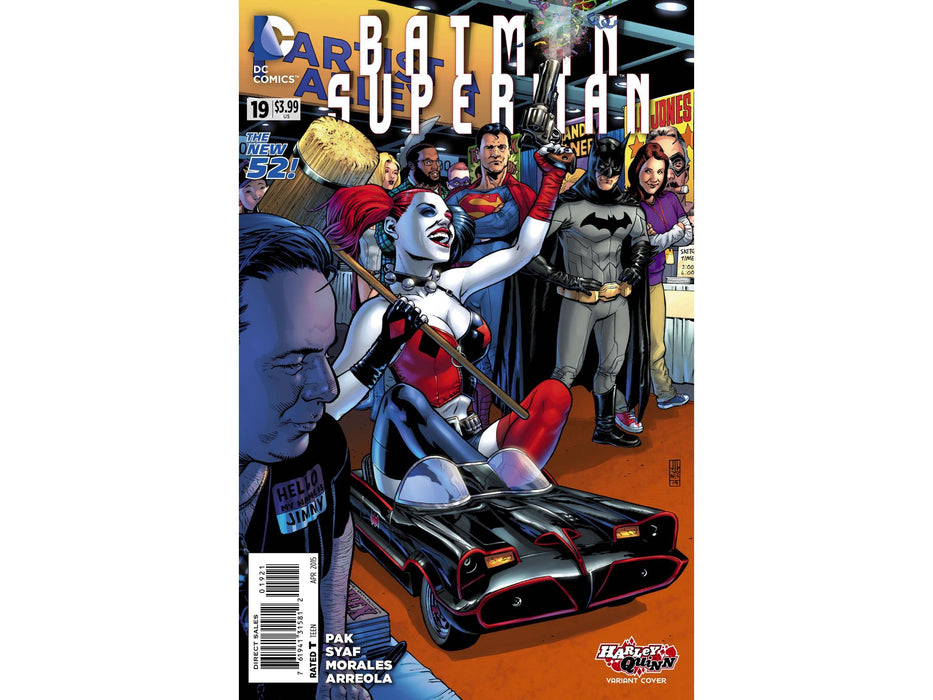 Comic Books DC Comics - Batman Superman 019 - Harley Quinn Cover - 3997 - Cardboard Memories Inc.