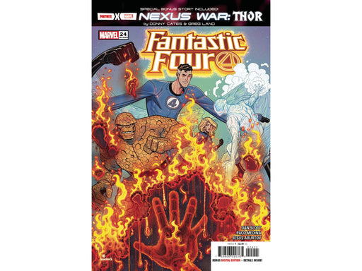 Comic Books Marvel Comics - Fantastic Four 024 - Fortnite Story - Cardboard Memories Inc.