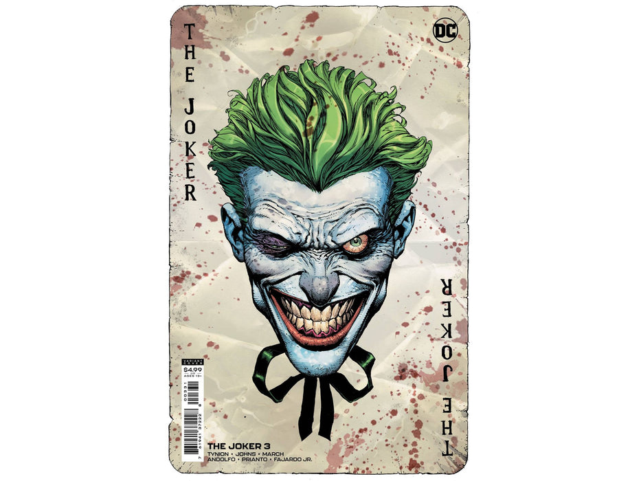 Comic Books DC Comics - Joker 003 - Finch Card Stock Variant Edition (Cond. VF-) - 11231 - Cardboard Memories Inc.