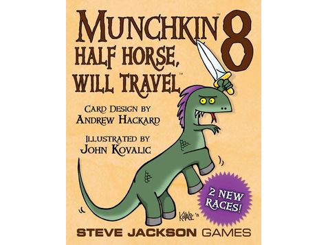 Card Games Steve Jackson Games - Munchkin 8 - Half Horse Will Travel - Cardboard Memories Inc.