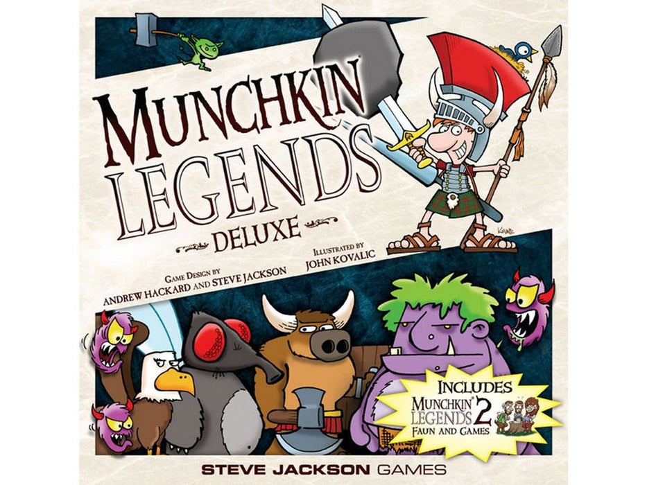 Card Games Steve Jackson Games - Munchkin Legends Deluxe - Cardboard Memories Inc.