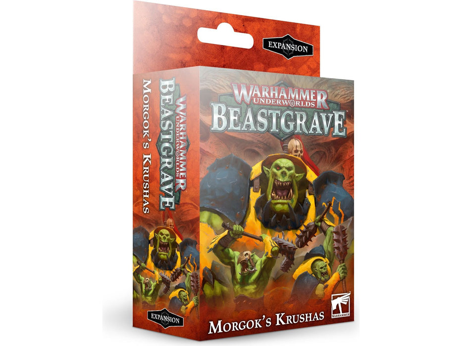 Collectible Miniature Games Games Workshop - Warhammer Underworlds - Beastgrave - Morgoks Krushas - 110-88 - Cardboard Memories Inc.