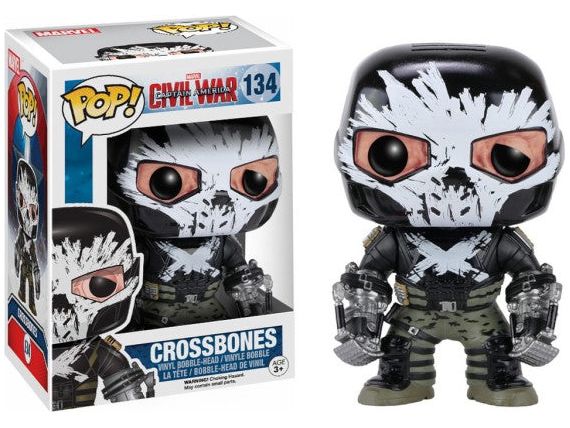 Action Figures and Toys POP! - Movies - Captain America Civil War - Crossbones - Cardboard Memories Inc.