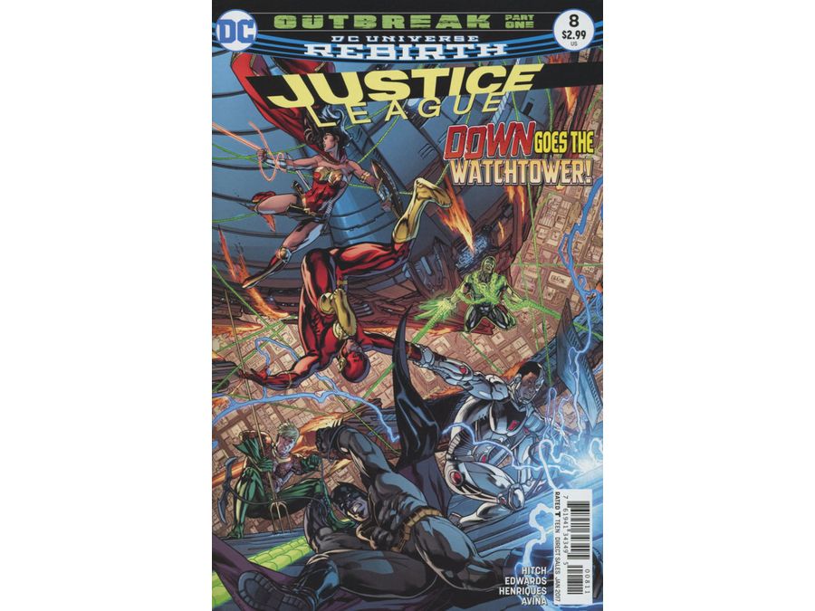 Comic Books DC Comics - Justice League (2016) 008 (Cond. FN) - 0287 - Cardboard Memories Inc.