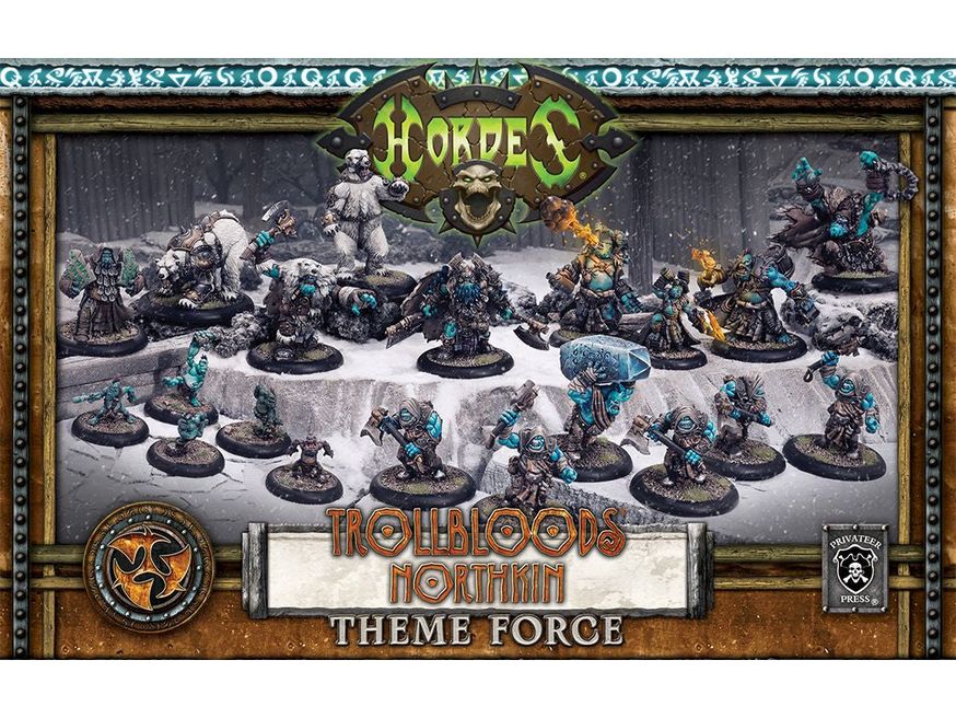 Collectible Miniature Games Privateer Press - Hordes - Trollbloods - Northkin Theme Force - PIP 71119 - Cardboard Memories Inc.