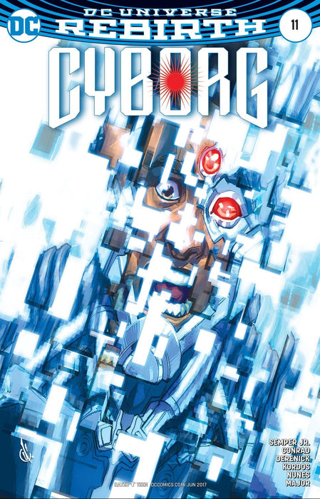 Comic Books DC Comics - Cyborg (2016) 011 - Cover B Variant Edition (Cond. FN-) - 1525 - Cardboard Memories Inc.