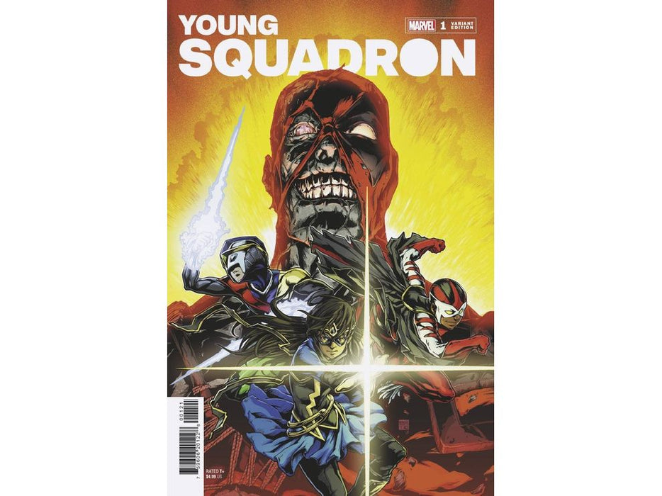 Comic Books Marvel Comics - Heroes Reborn Young Squadron (2021) 001 Okazaki Variant Edition (Cond. FN+) 22520 - Cardboard Memories Inc.