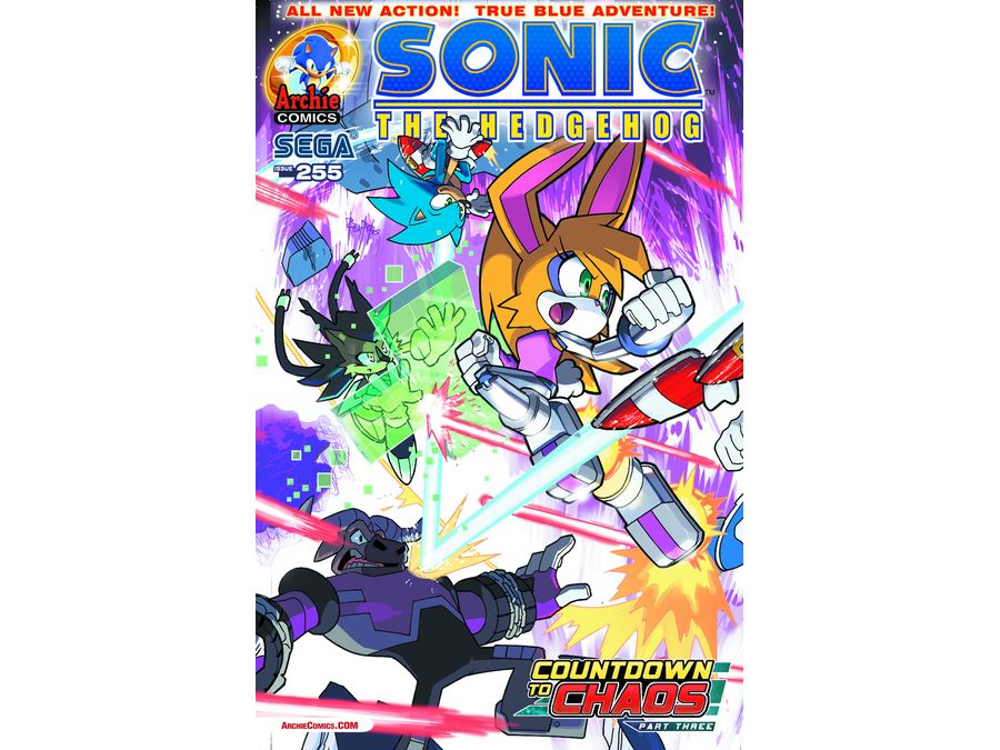 Comic Books Archie Comics - Sonic the Hedgehog 255 - 3708 - Cardboard Memories Inc.