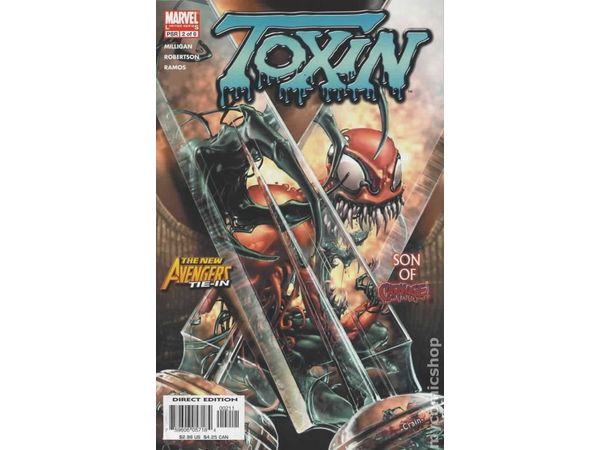 Comic Books Marvel Comics - Toxin 002 (of 006) (Cond. VF-) - 8145 - Cardboard Memories Inc.