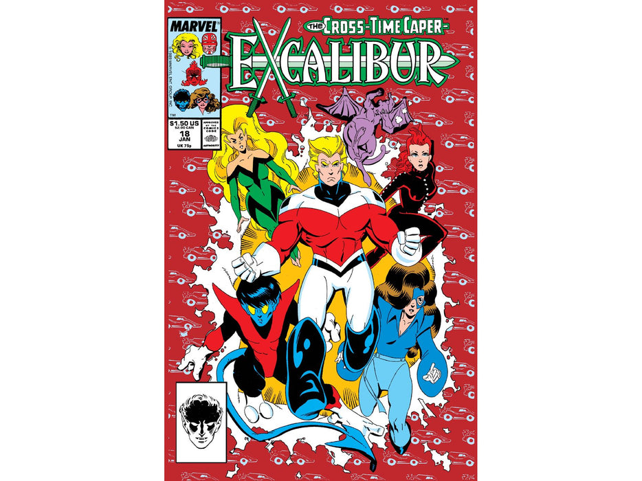 Comic Books Marvel Comics - Excalibur 018 - 7041 - Cardboard Memories Inc.