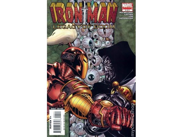 Comic Books Marvel Comics - Iron Man Legacy of Doom (2008) 004 (Cond. FN/VF) - 16122 - Cardboard Memories Inc.