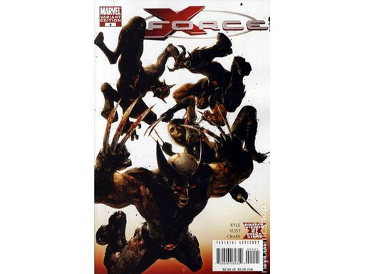 Comic Books Marvel Comics - X-Force (2008 3rd Series) 004 - Bloody Variant Edition (Cond. VF-) - 9039 - Cardboard Memories Inc.