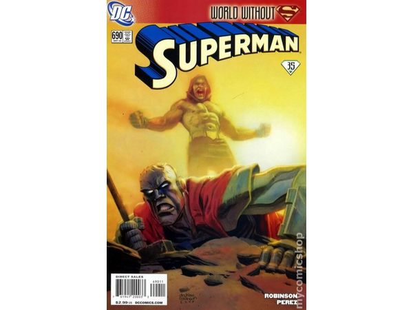 Comic Books DC Comics - Superman (1987 2nd Series) 690 (Cond. VF-) - 14086 - Cardboard Memories Inc.