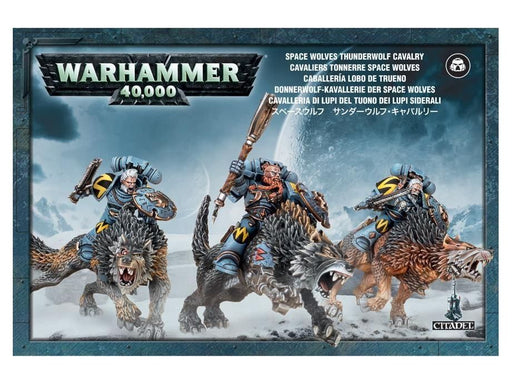 Collectible Miniature Games Games Workshop - Warhammer 40K - Space Wolves - Thunderwolf Cavalry - 53-09 - Cardboard Memories Inc.