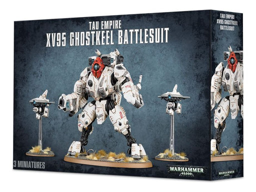 Collectible Miniature Games Games Workshop - Warhammer 40K - Tau Empire - XV95 Ghostkeel Battlesuit - 56-20 - Cardboard Memories Inc.