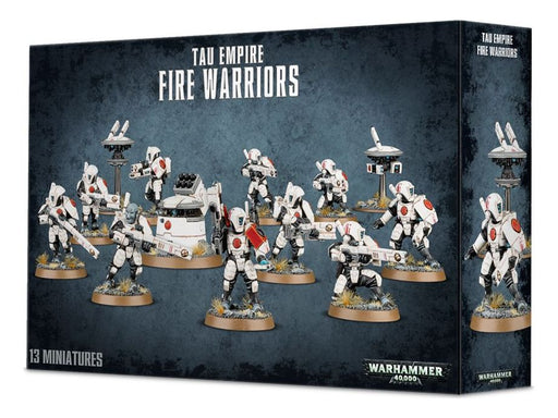 Collectible Miniature Games Games Workshop - Warhammer 40K - Tau Empire Fire Warriors - 56-06 - OLD BOX DISCONTINUED - Cardboard Memories Inc.