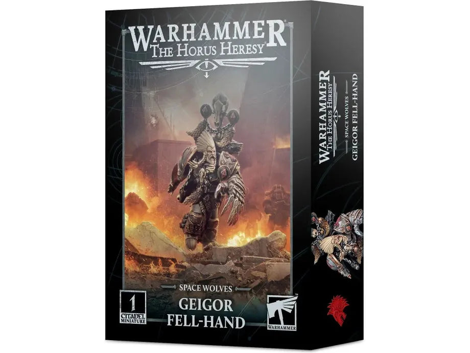 Collectible Miniature Games Games Workshop - Warhammer Horus Heresy - Space Wolves - Geigor Fellhand - 31-10 - Cardboard Memories Inc.