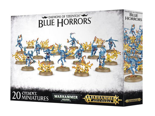 Collectible Miniature Games Games Workshop - Warhammer Age of Sigmar - Daemons of Tzeentch - Blue Horrors/Horrors of Tzeentch - 97-30 - Cardboard Memories Inc.