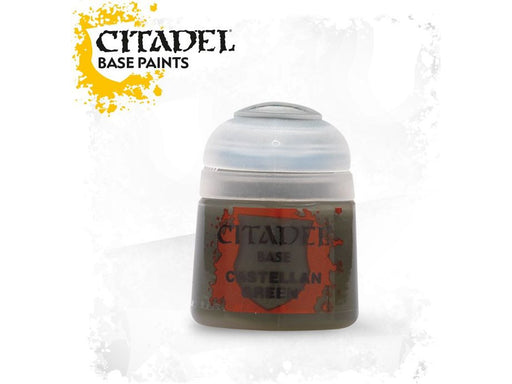 Paints and Paint Accessories Citadel Base - Castellan Green 12ml - 21-14 (Old Barcode) - Cardboard Memories Inc.