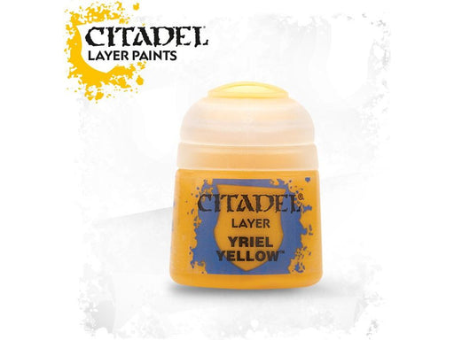 Paints and Paint Accessories Citadel Layer - Yriel Yellow 12ml - 22-01 - Cardboard Memories Inc.