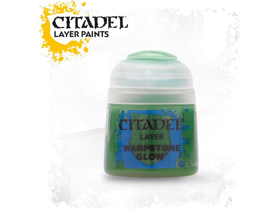 Paints and Paint Accessories Citadel Layer - Warpstone Glow 12ml - 22-23 (New Barcode) - Cardboard Memories Inc.