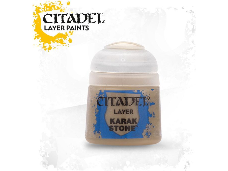 Paints and Paint Accessories Citadel Layer - Karak Stone 22-35 - Cardboard Memories Inc.