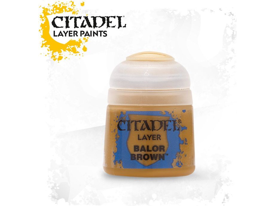 Paints and Paint Accessories Citadel Layer - Balor Brown - 22-43 - Cardboard Memories Inc.