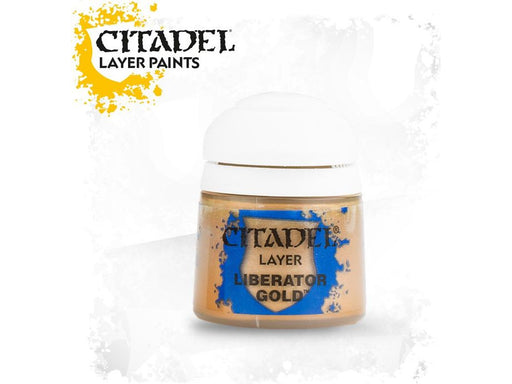 Paints and Paint Accessories Citadel Layer - Liberator Gold 12ml - 22-71 - Cardboard Memories Inc.