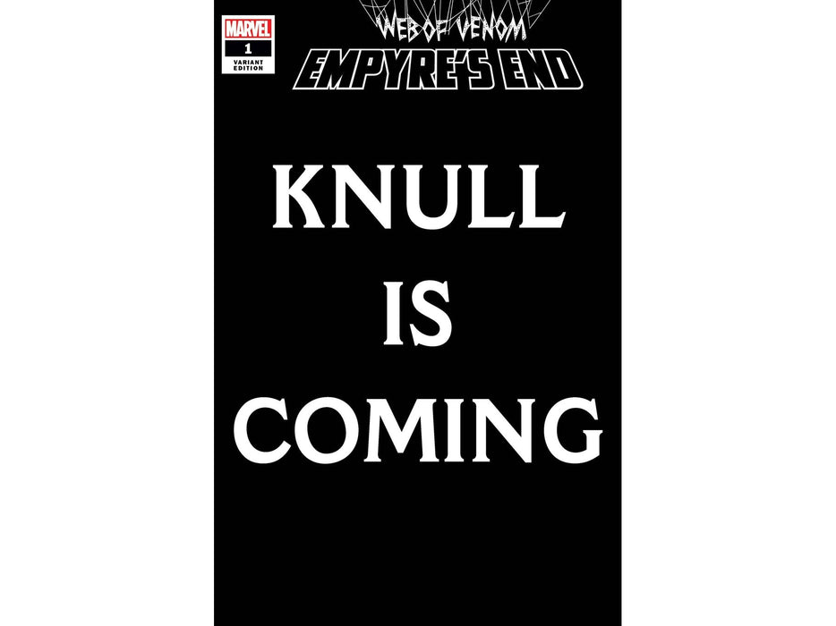 Comic Books Marvel Comics - Web of Venom Empyres End 001 - Knull is Coming Variant Edition - Cardboard Memories Inc.