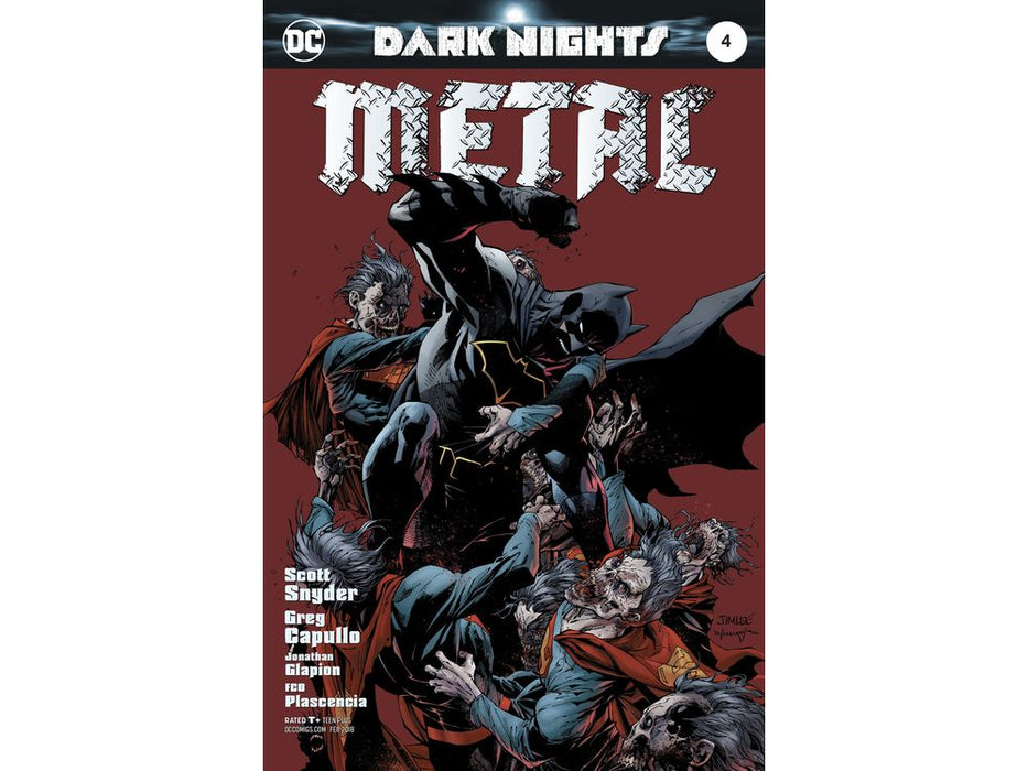 Comic Books DC Comics - Dark Knights Metal 004 - Jim Lee Cover - 3684 - Cardboard Memories Inc.