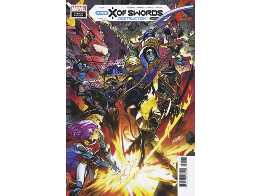 Comic Books Marvel Comics - X of Swords Destruction 001 - Larraz Connecting Variant Edition (Cond. VF-) - 11869 - Cardboard Memories Inc.