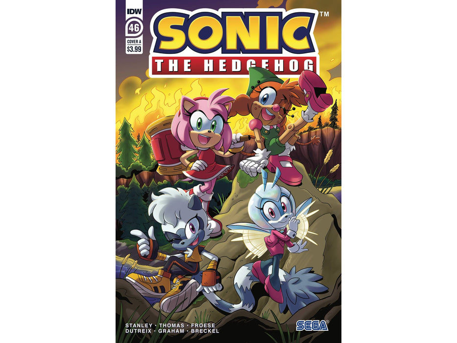 Comic Books IDW Comics - Sonic the Hedgehog 046 (Cond. VF-) 18092 - Cardboard Memories Inc.